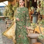 Olive Garden Embroidered Lawn