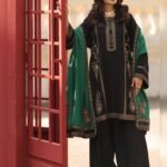 Emerald Noir Embroidered Suit
