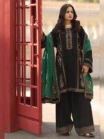 Emerald Noir Embroidered Suit