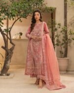 Rose Mist Organza Suit - Image 3
