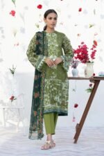 Olive Garden Embroidered Lawn - Image 3
