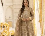 Chocolate Brown Embroidered 3-Piece Suit - Image 2