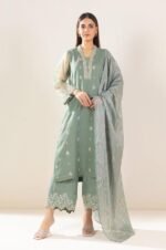 Sage Serenity Embroidered Suit - Image 2