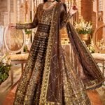 Chocolate Brown Embroidered 3-Piece Suit