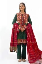 Scarlet Bloom Festive Lawn Suit - Image 2